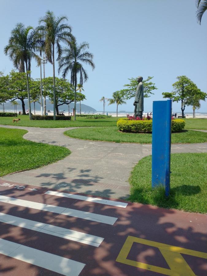 Apto Em Santos, Condominio Frente Ao Mar, Garagem, Internet 250Mb, Wifi E Netflix Gratis, Smart Tv, 1 Dorm 산토스 외부 사진